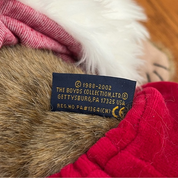 Boyd’s Bear 14” Claus Kringlebeary plush collectible Santa bear. - Picture 6 of 6